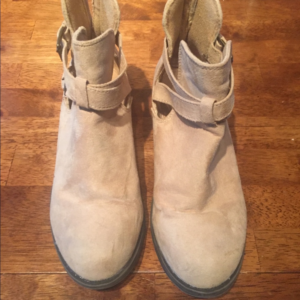 Suede Booties
